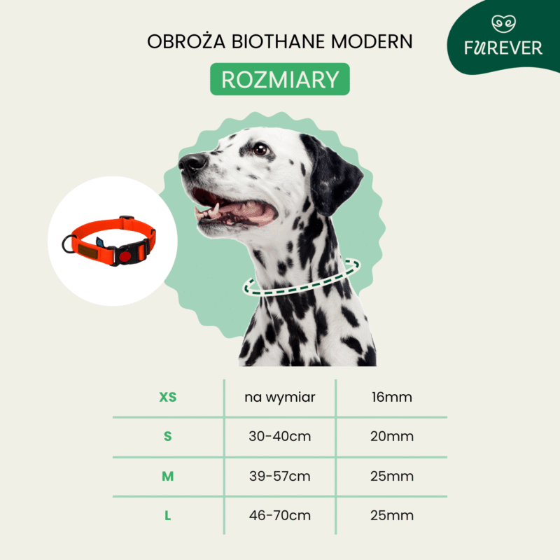 Obroża regulowana BIOTHANE, z blokadą - obrazek 4